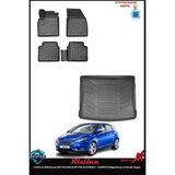 Rizline Ford Focus 2020 Hatchback - Tamir Kitli Bagaj Havuzu ve Havuzlu Paspas ve Ton Koku - Siyah