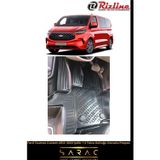 Rizline Ford Tourneo Custom Şoför+2 Yolcu Koltuğu 2021 Model 3D Havuzlu Paspas