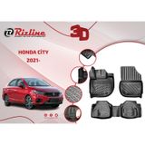 Rizline Honda City 2021 Sonrası Araca Özel 3D Havuz paspas