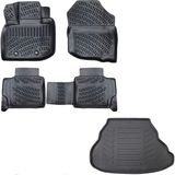 Rizline Honda City 3D Havuzlu Paspas + Bagaj Havuzu 2009-2011 Arası Rizline Marka - Siyah