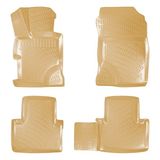 Rizline Honda Civic Sedan 2001-2006 Uyumlu Bej 3D Havuzlu Paspas
