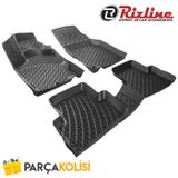 Rizline Honda Civic Sedan 2012-20016 3D Havuzlu Paspas