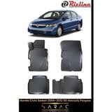 Rizline Honda Civic Sedan 2012 Model Eski Kasa 3D Havuzlu Paspas
