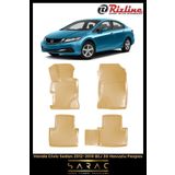 Rizline Honda Civic Sedan 2016 Bej 3D Havuzlu Paspas