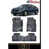 Rizline Honda Civic Sedan 2016 Model Yeni Kasa 3D Havuzlu Paspas