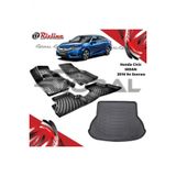 Rizline Honda Civic Sedan 2016 ve Sonrası Paspas ve Bagaj Havuzu Set