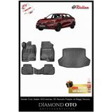 Rizline Honda Civic Sedan 2021-2022-2023-2024-2025 3D Havuzlu Paspas ve Bagaj Havuzu