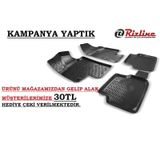 Rizline Honda CR-V 2018 Sonrası Kokusuz DRS 4x4 3D Havuzlu Paspas