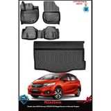 Rizline Honda Jazz 2020 Sonrası Crosstar Bagaj Havuzu ve Havuzlu Paspas - Siyah
