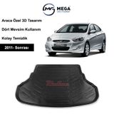 Rizline Hyundai Accent Blue Siyah 2011-2018 3D Bagaj Havuzu