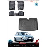 Rizline Hyundai Getz 2002 Sonrası Bagaj Havuzu ve Havuzlu Paspas - Siyah