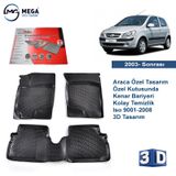 Rizline Hyundai Getz 2003 Sonrası 3d Havuzlu Paspas