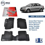 Rizline Kia Rio 2005-2010 3D Havuzlu Paspas