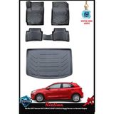 Rizline Kia Rio 2021 Hatchback Eski Logolu Bagaj Havuzu ve 3D Paspas & Ton Koku - Siyah