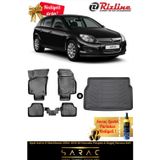 Rizline Opel Astra H Hatchback 2004-2013 3D Havuzlu Paspas + Bagaj Havuzu Seti