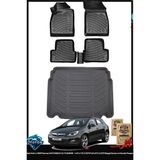 Rizline Opel Astra J 2009 Sonrası Hatchback Alt Kademe - 1.4/1.4 T/1.3 Cdtı/1.6/1.6t/1.6 Cdtı Bagaj Havuzu ve Havuzlu Paspas - Siyah
