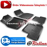 Rizline Opel Astra J Sedan 2012 2019 Siyah 3D Havuzlu Paspas
