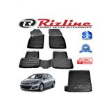 Rizline Opel Astra J Sedan 3D Paspas + 3D Bagaj Havuzu 2019 Sonrası Siyah Set