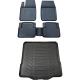 Rizline Opel Combo Combi 2004 Model Siyah 3D Bagaj Havuzu + 3D Havuzlu Paspas