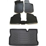 Rizline Opel Corsa C 3D Havuzlu Paspas 2000-2006 + Bagaj Havuzu - Siyah
