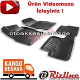Rizline Opel Corsa D 2006 2014siyah 3D Havuzlu Paspas