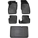 Rizline Opel Corsa D 3D Havuzlu Paspas 2007-2014 + Bagaj Havuzu - Siyah