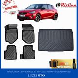 Rizline Opel Corsa F 3D Havuzlu Paspas ve Bagaj Havuzu 2021 BENZİN/DİZEL - Siyah
