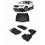 Rizline Opel Crossland 2017+ 4.5D Sahler Siyah Paspas 3D Bagaj Havuzu