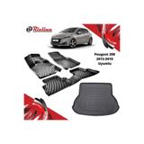 Rizline Peugeot 208 2013-2019 Uyumlu Paspas ve Bagaj Havuzu Set