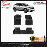 Rizline Peugeot 3008 3D Havuzlu Paspas 2018 Model Uyumlu Access-Active-Allure - Siyah
