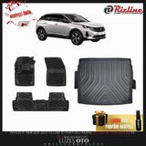 Rizline Peugeot 3008 3D Havuzlu Paspas Access-Active-Allure ve Üst Bagaj Havuzu 2022 Model Uyumlu - Siyah