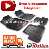 Rizline Peugeot 3008 Siyah 2016 2019 3D Havuzlu Paspas