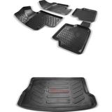 Rizline Renault Clio 2 3D Havuzlu Paspas 1998-2005 + Bagaj Havuzu - Siyah