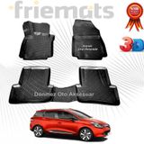 Rizline Renault Clio 4 Hb 2012 2019siyah 3D Havuzlu Paspas