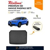 Rizline Renault Fluence Havuzlu Paspas ve Bagaj Havuzu Set- Hediyeli - Siyah