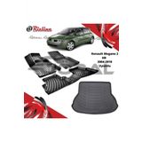 Rizline Renault Megane 2 HB 2004-2010 Uyumlu Paspas ve Bagaj Havuzu Set