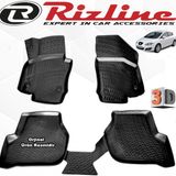 Rizline Seat Leon HB 2006-2012 Arası Siyah 4'lü Set 3D Havuzlu Paspas