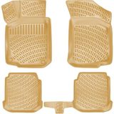 Rizline Volkswagen Golf 4 1997-2005 Bej Uyumlu 3D Havuzlu Paspas