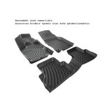 Rizline Volkswagen Golf 6 2009-2012 Uyumlu 3D Siyah Havuzlu Paspas