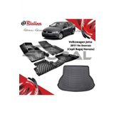 Rizline Volkswagen Jetta 2011 ve Sonrası Paspas ve Cepli Bagaj Havuzu Set