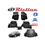 Rizline Volkswagen Jetta 3D Paspas + 3D Bagaj Havuzu 2005-2011 Arası Siyah Set