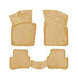 Rizline Volkswagen Passat CC 2008-2011 Uyumlu 3D Bej Havuzlu Paspas