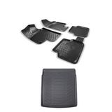Rizline Volkswagen Passat CC 2008-2011siyah 3D Havuzlu Paspas