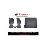Rizline Volkswagen Polo 6R 2009-2017 3D Havuzlu Paspas+3D Bagaj Havuzu