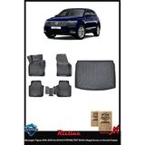 Rizline Volkswagen Tiguan 2018 Allspace Stepneli Üst Bagaj Bagaj Havuzu ve Havuzlu Paspas - Siyah
