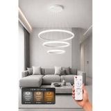 Rizon 3 Lü Led Sarkıt Avize 3 Renk Kumandalı Beyaz