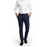 Rizz up Erkek Lacivert Likralı Gofre Kumaş Beli Lastikli İpli Slim Fit Günlük Pantolon 2600650