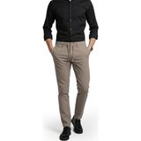 Rizzup Erkek Bej Likralı Gofre Kumaş Beli Lastikli Ipli Slim Fit Günlük Pantolon 2600650 - 31