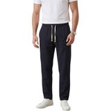 Rizzup Erkek Lacivert Çizgi Dokulu Rahat Kesim Yazlık Spor Pantolon – Hafif Kumaş Modern Tasarım 2600263 - 6 Drop