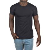 RizzUP Erkek Lacivert Slim Fit %90 Pamuk Likralı Yumuşak Dokulu Basic Tişört 1801131